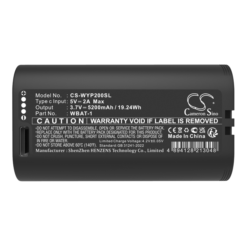 Hjemmesikkerhedskamera batteri Wyze CS-WYP200SL