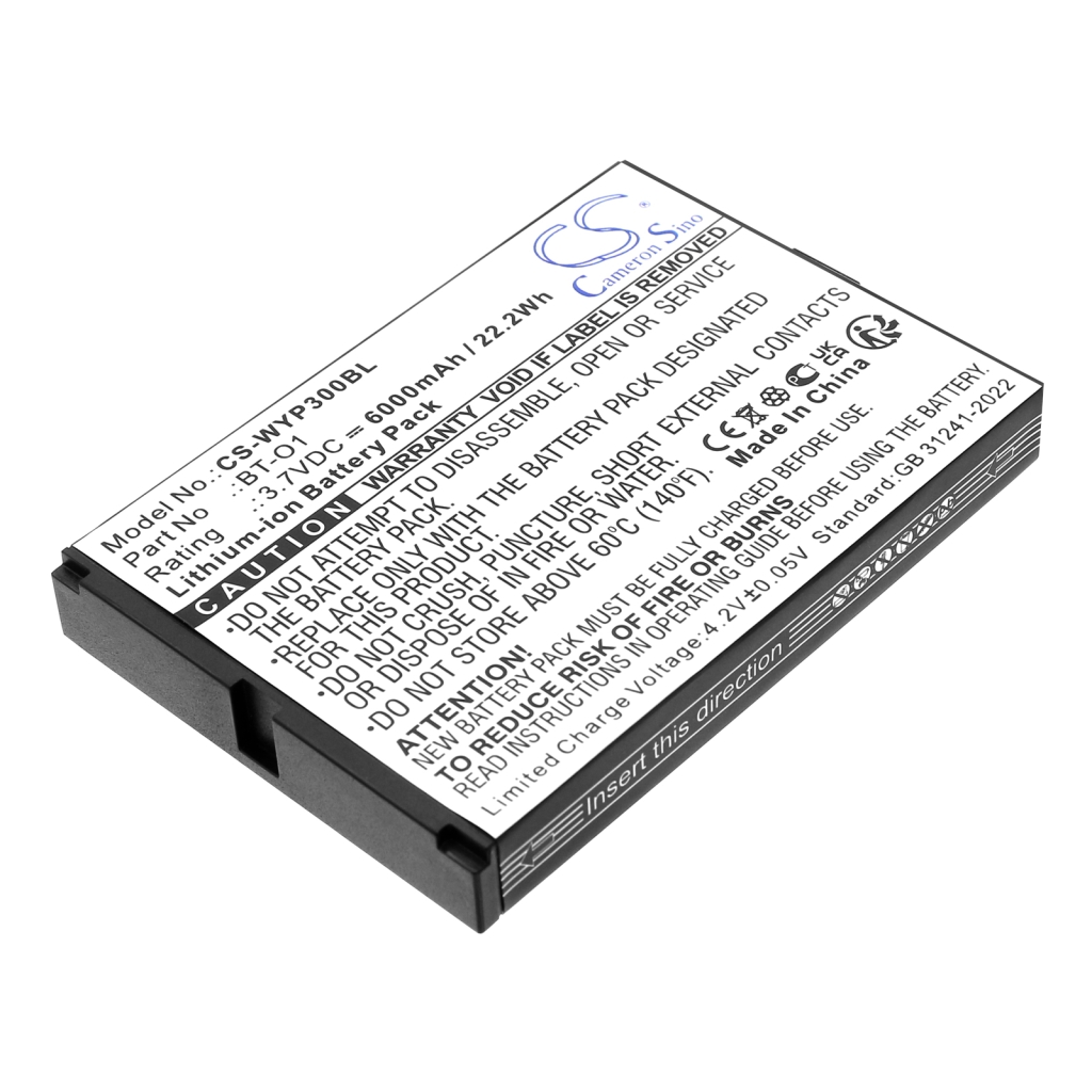 Betalings terminalbatteri Wiseasy CS-WYP300BL