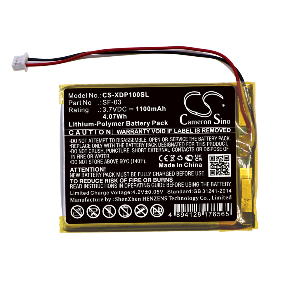DAB Digitalbatteri Sony CS-XDP100SL