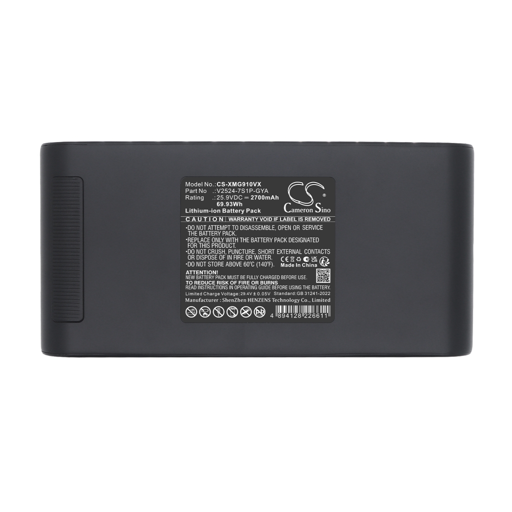 Batteri kompatibel med Xiaomi Dreame CS-XMG910VX