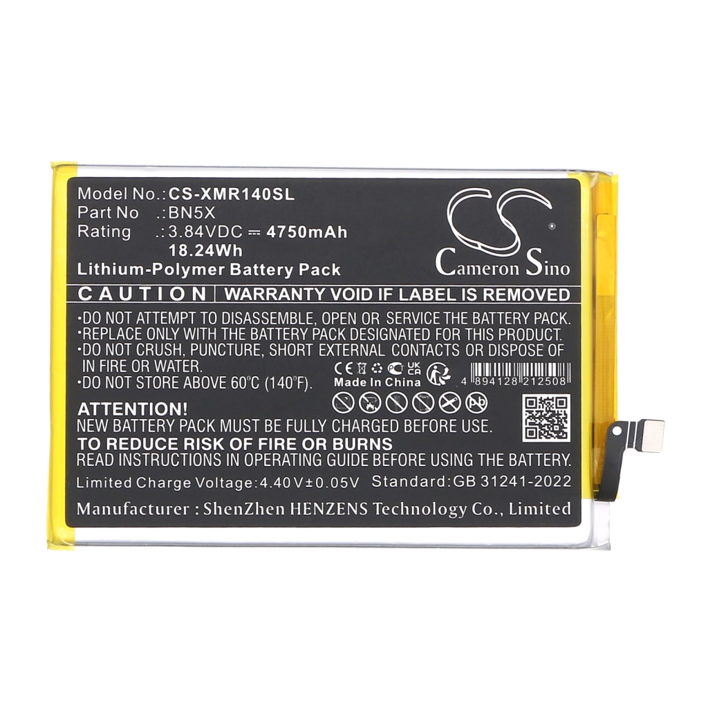Mobiltelefonbatteri Xiaomi CS-XMR140SL