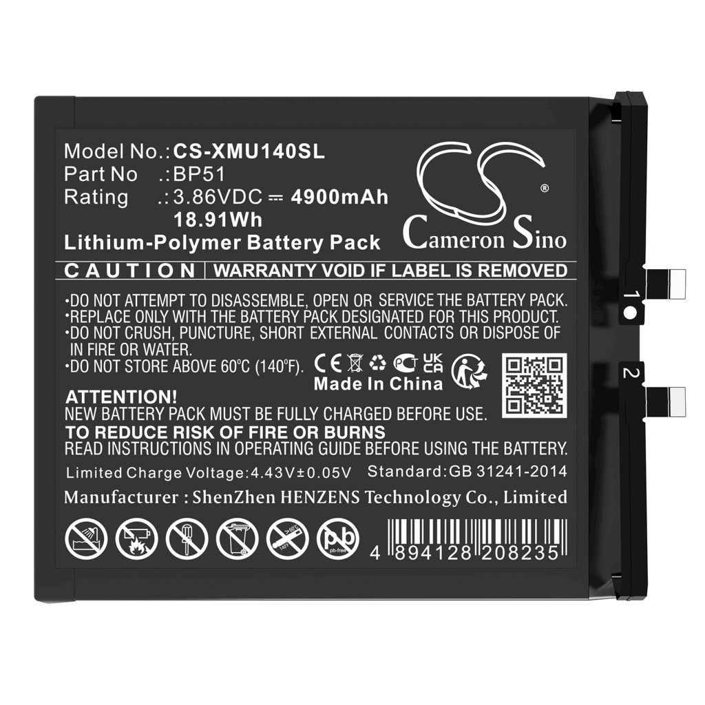 Mobiltelefonbatteri Xiaomi CS-XMU140SL