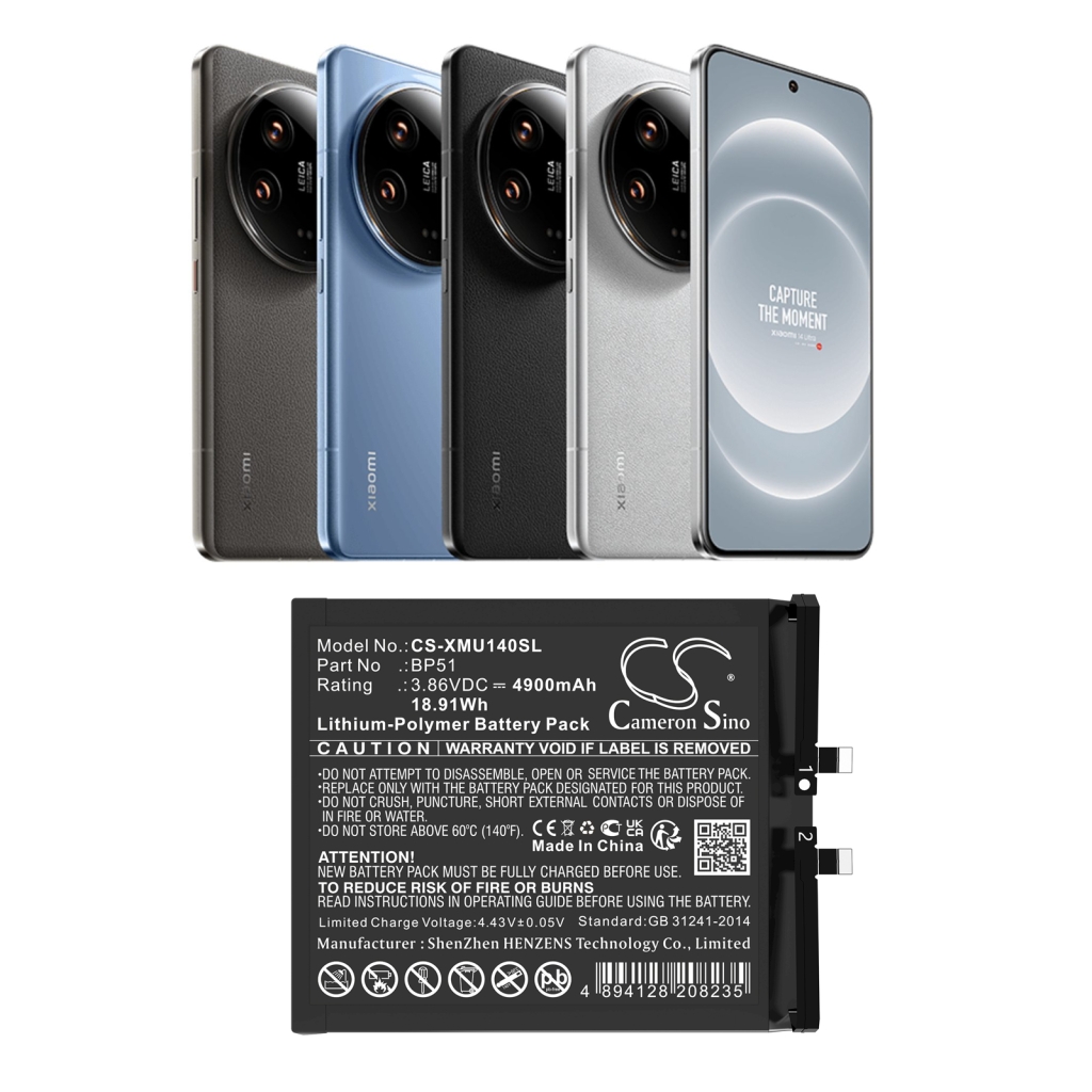 Mobiltelefonbatteri Xiaomi CS-XMU140SL