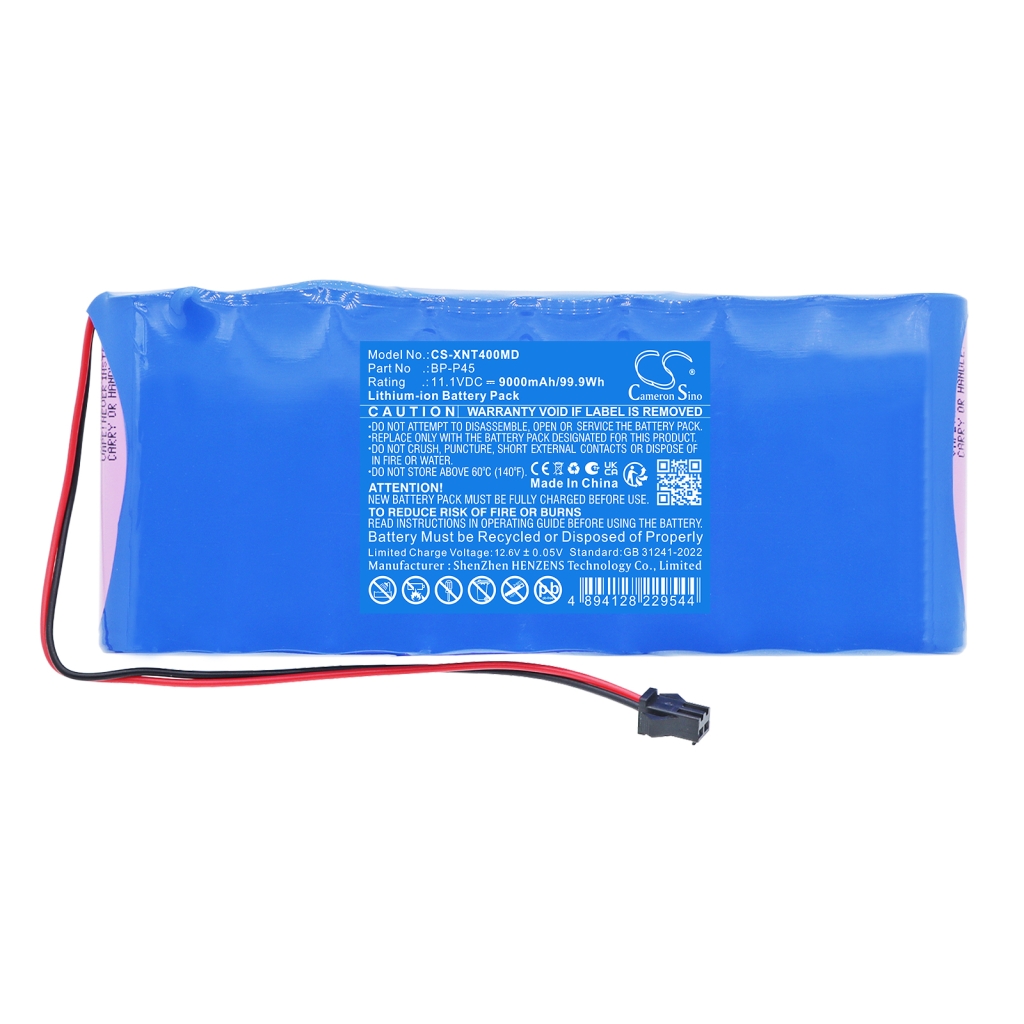 Cameron Sino CS-XNT400MD 11,1V 9000mAh 99,9Wh Li-ion batteripakke til medicinsk udstyr