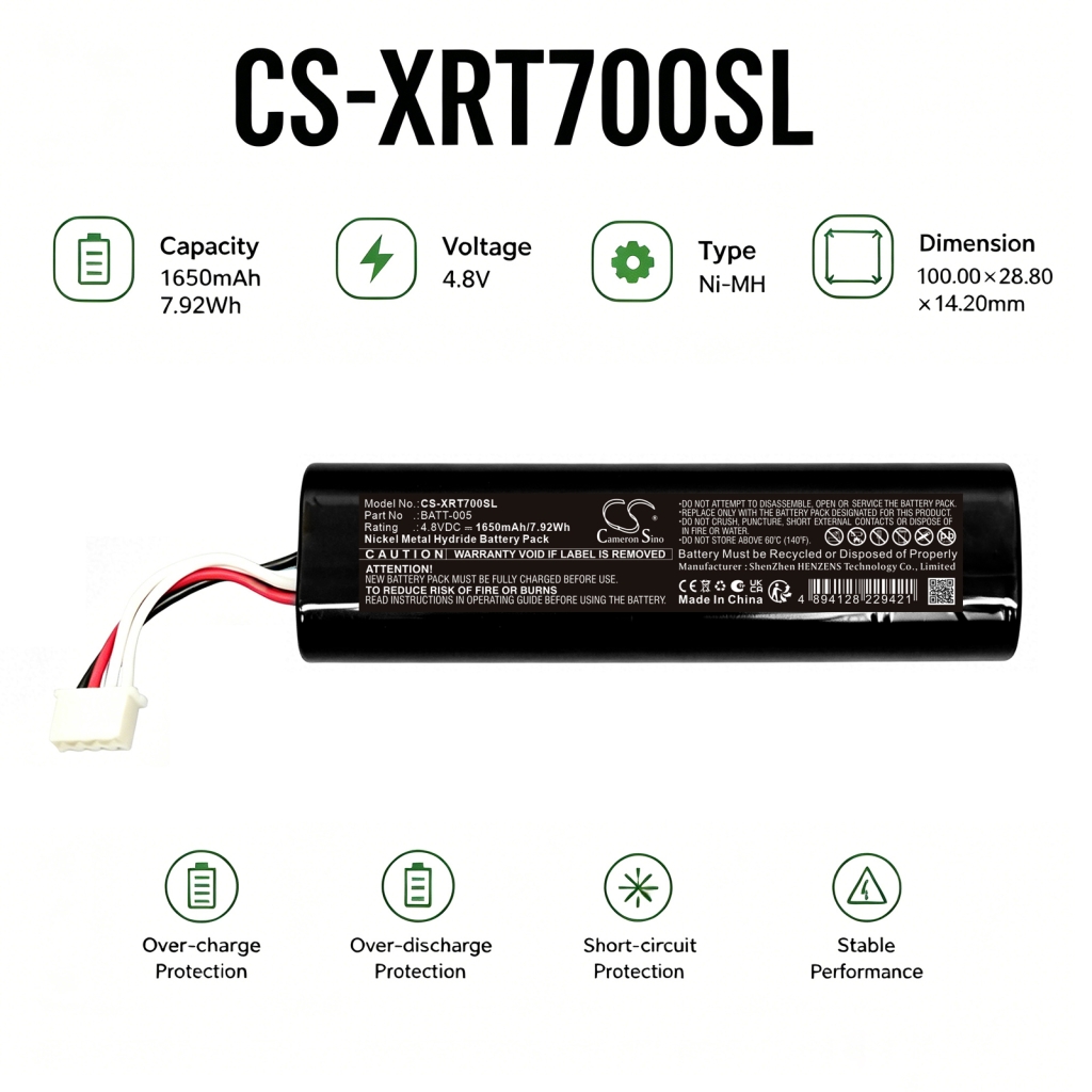 Battery compatible with X-rite