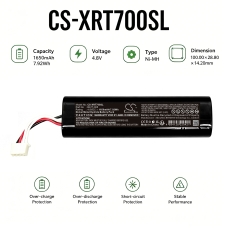 Kompatibel batteriudskiftning til X-rite BATT-003,BATT-005