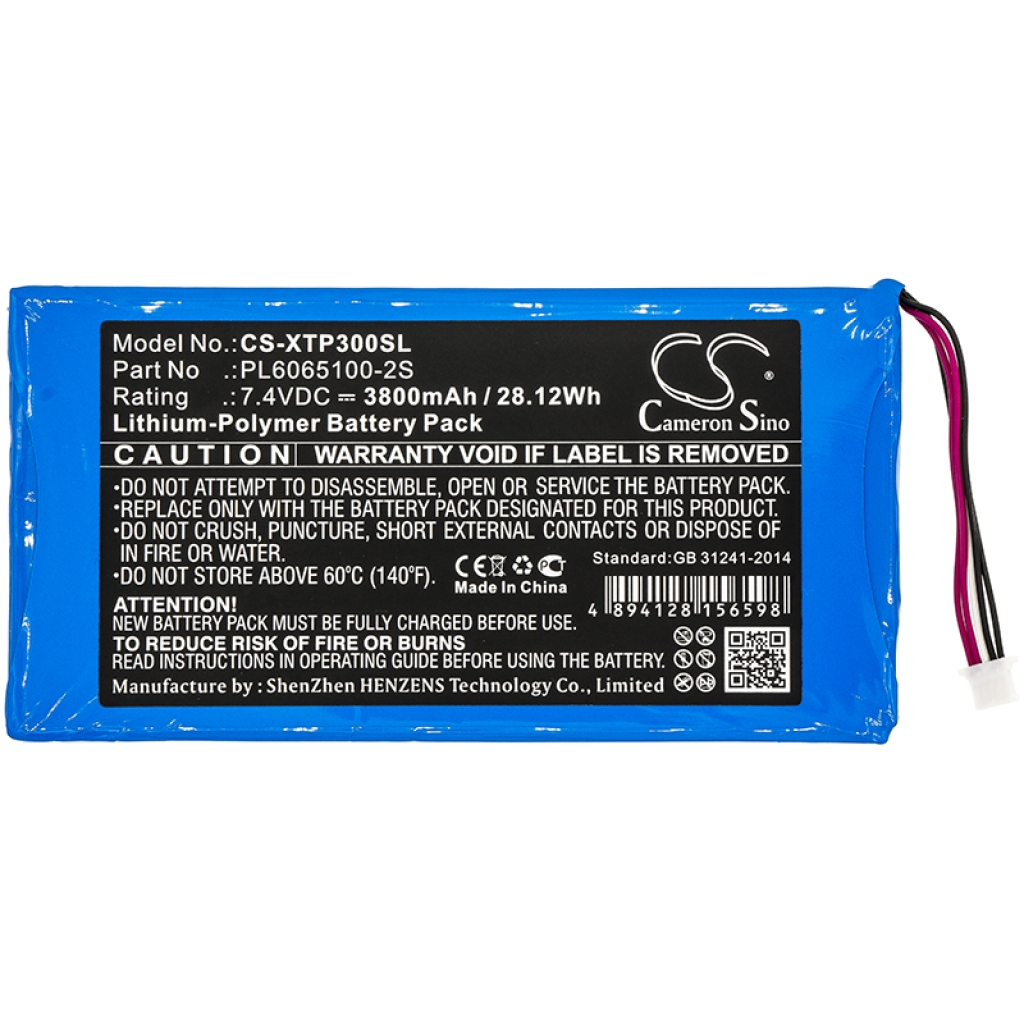 Udstyrsbatteri Xtool CS-XTP300SL
