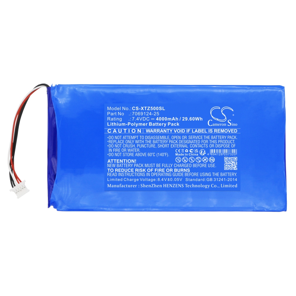 Udstyrsbatteri Xtool CS-XTZ500SL