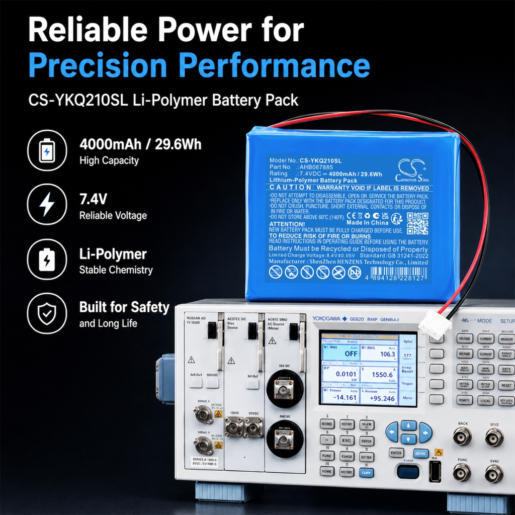 Batteri kompatibel med Yokogawa CS-YKQ210SL