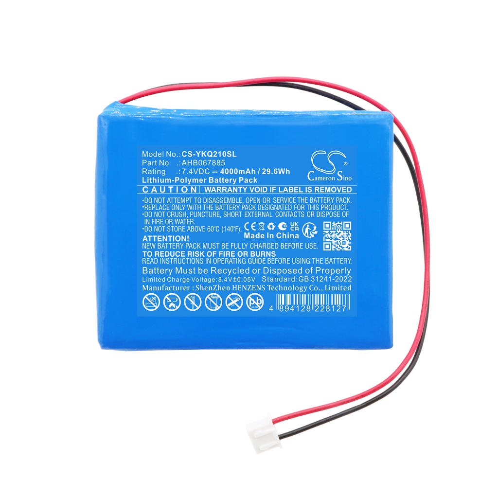 Batteri kompatibel med Yokogawa CS-YKQ210SL
