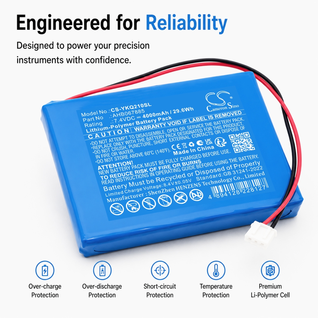 Batteri kompatibel med Yokogawa CS-YKQ210SL