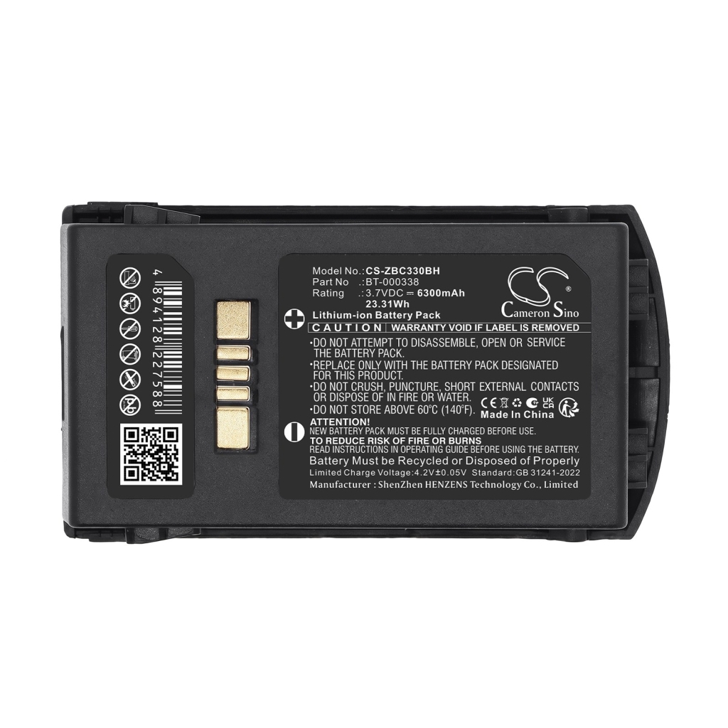 Batteri kompatibel med Zebra CS-ZBC330BH