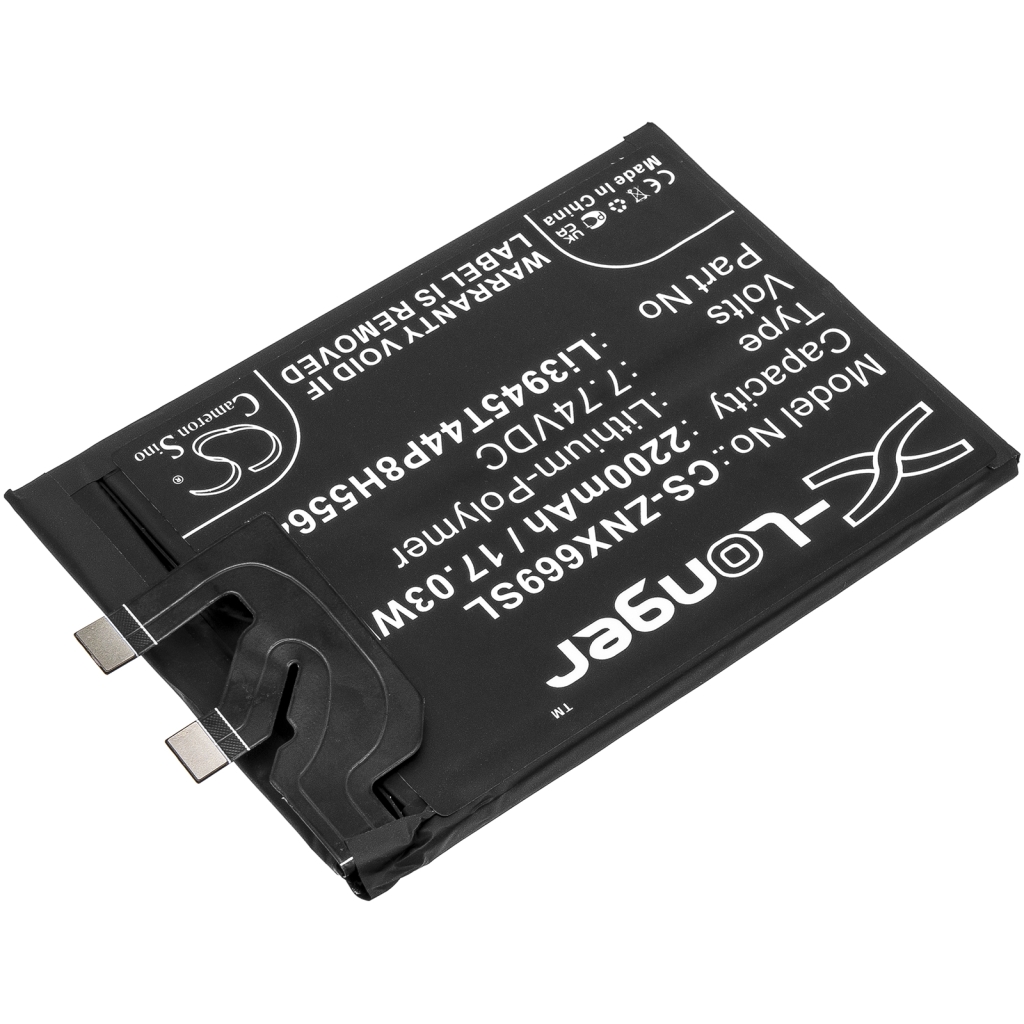 Mobiltelefonbatteri ZTE CS-ZNX669SL