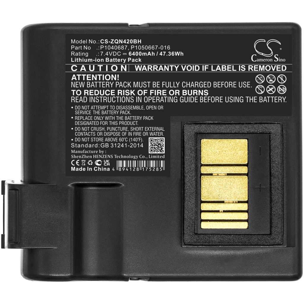 Printerbatteri Zebra ZQ630