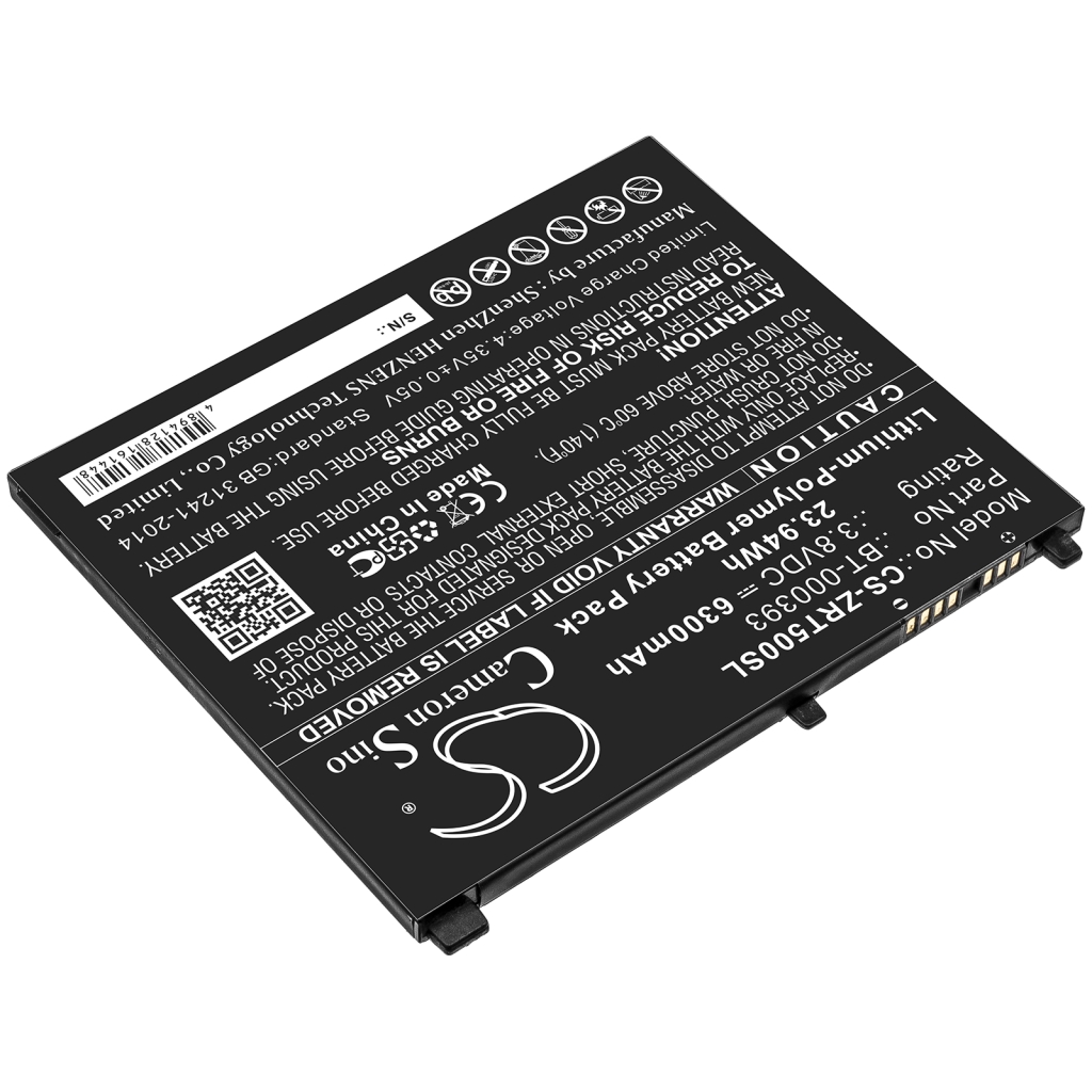 Batteri kompatibel med Zebra CS-ZRT500SL