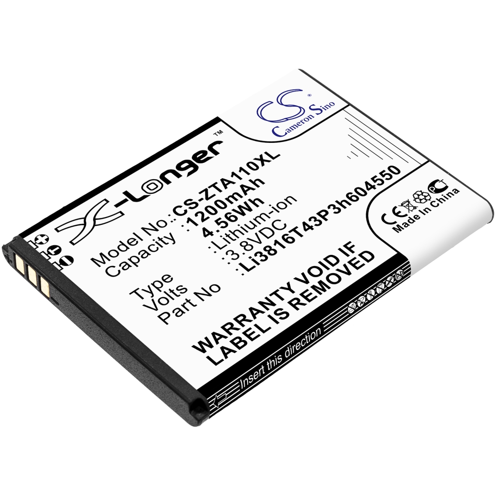 Mobiltelefonbatteri ZTE CS-ZTA110XL