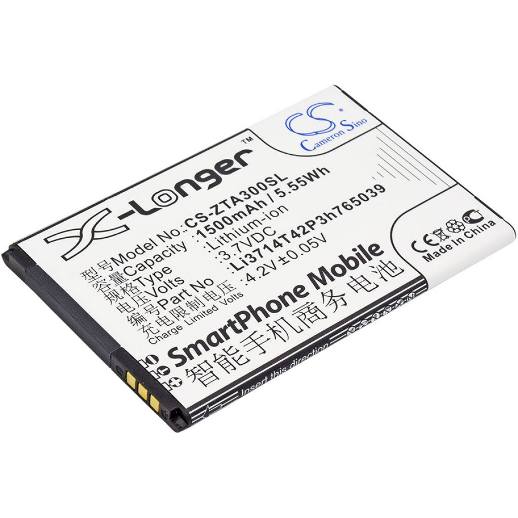 Mobiltelefonbatteri ZTE CS-ZTA300SL