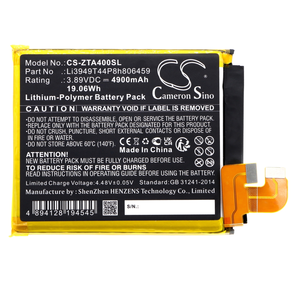 Mobiltelefonbatteri ZTE CS-ZTA400SL