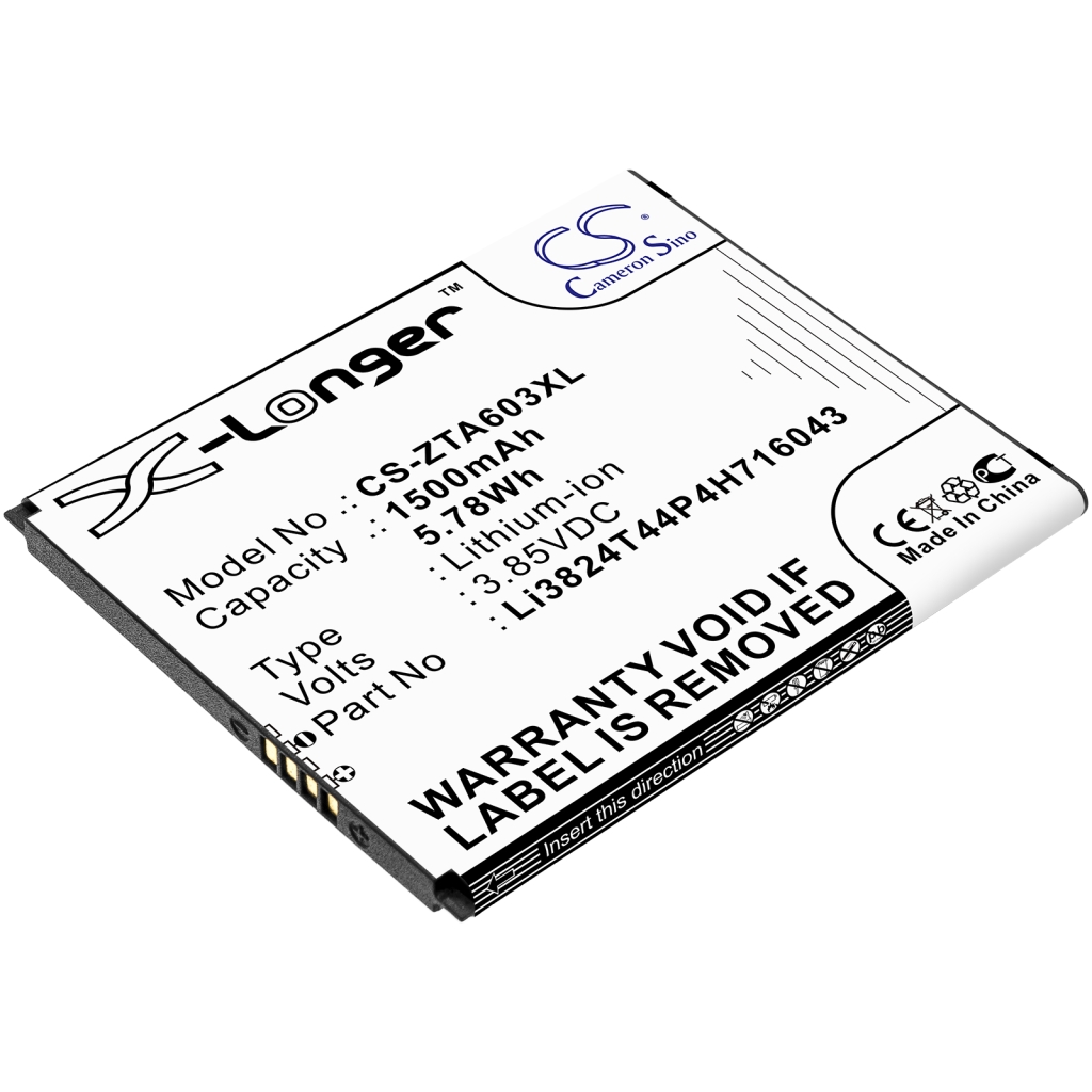 Mobiltelefonbatteri ZTE CS-ZTA603XL