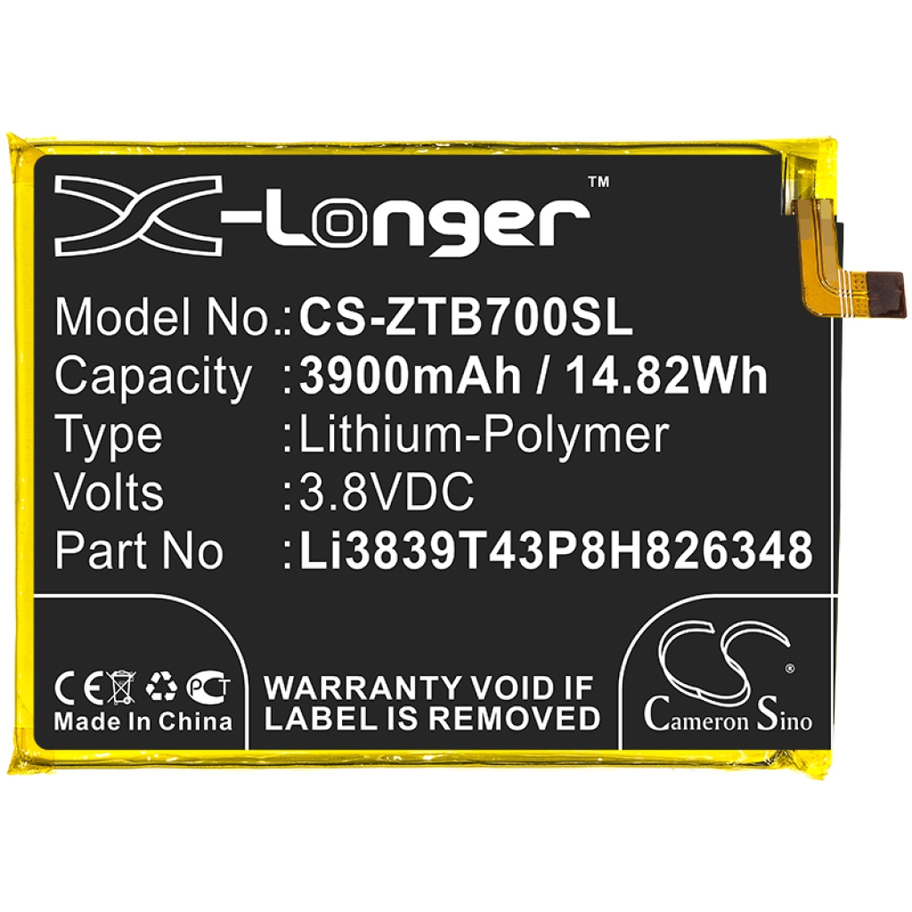 Mobiltelefonbatteri ZTE CS-ZTB700SL