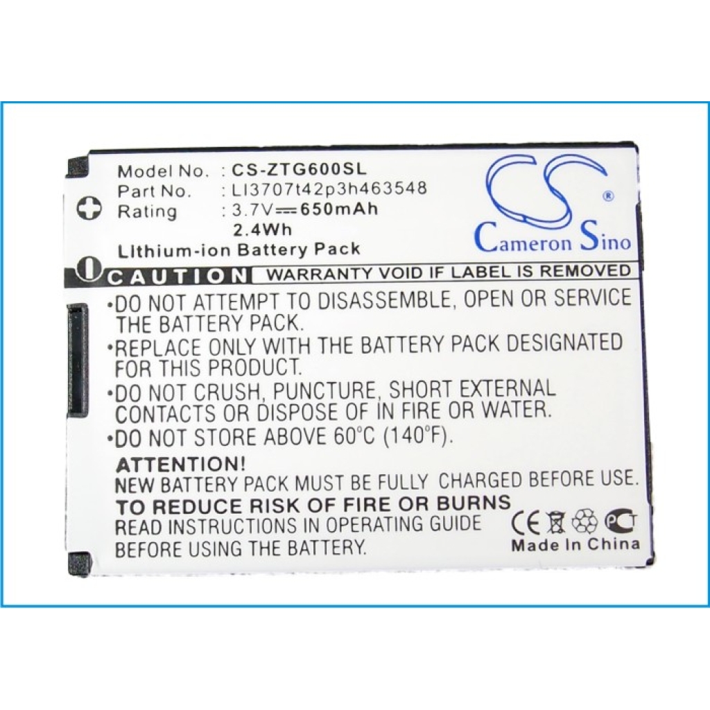 Batterier Erstatter LI3708T42P3h463548