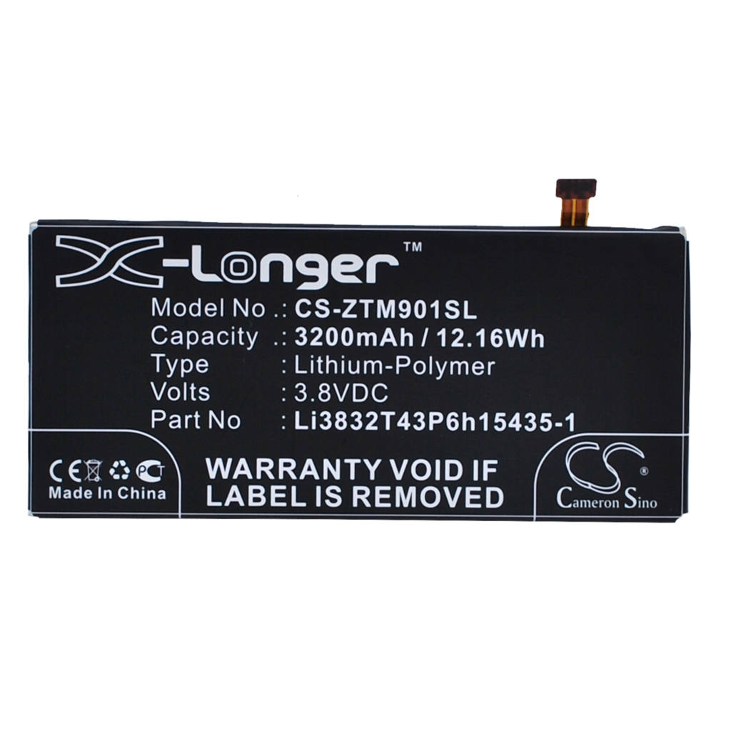 Batteri kompatibel med ZTE CS-ZTM901SL