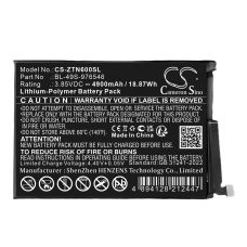 Kompatibel batteriudskiftning til ZTE BL-49S-976546