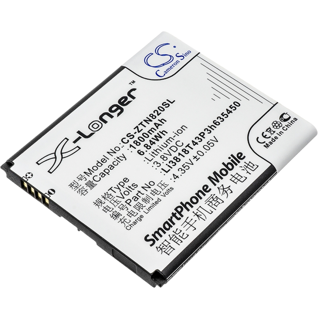 Mobiltelefonbatteri ZTE CS-ZTN820SL