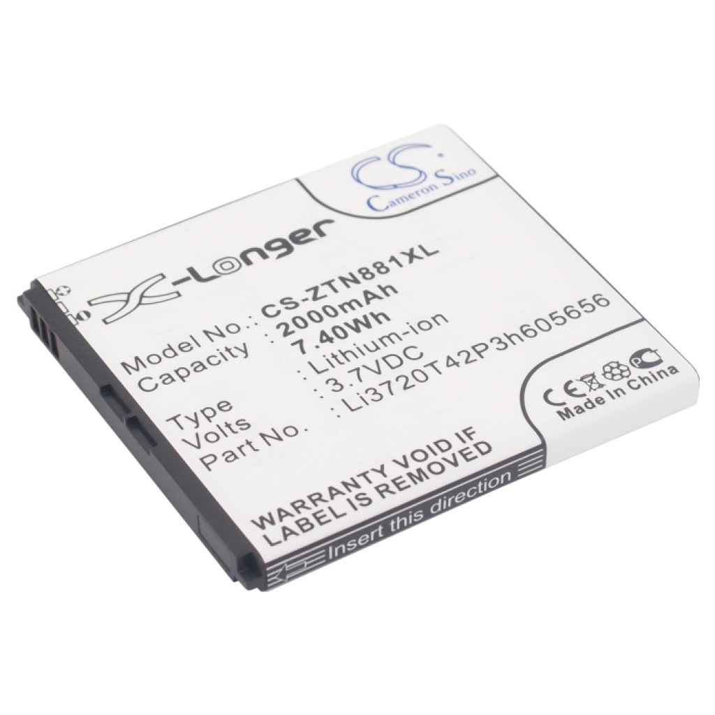 Battery Replaces Li3720T42P3h605656