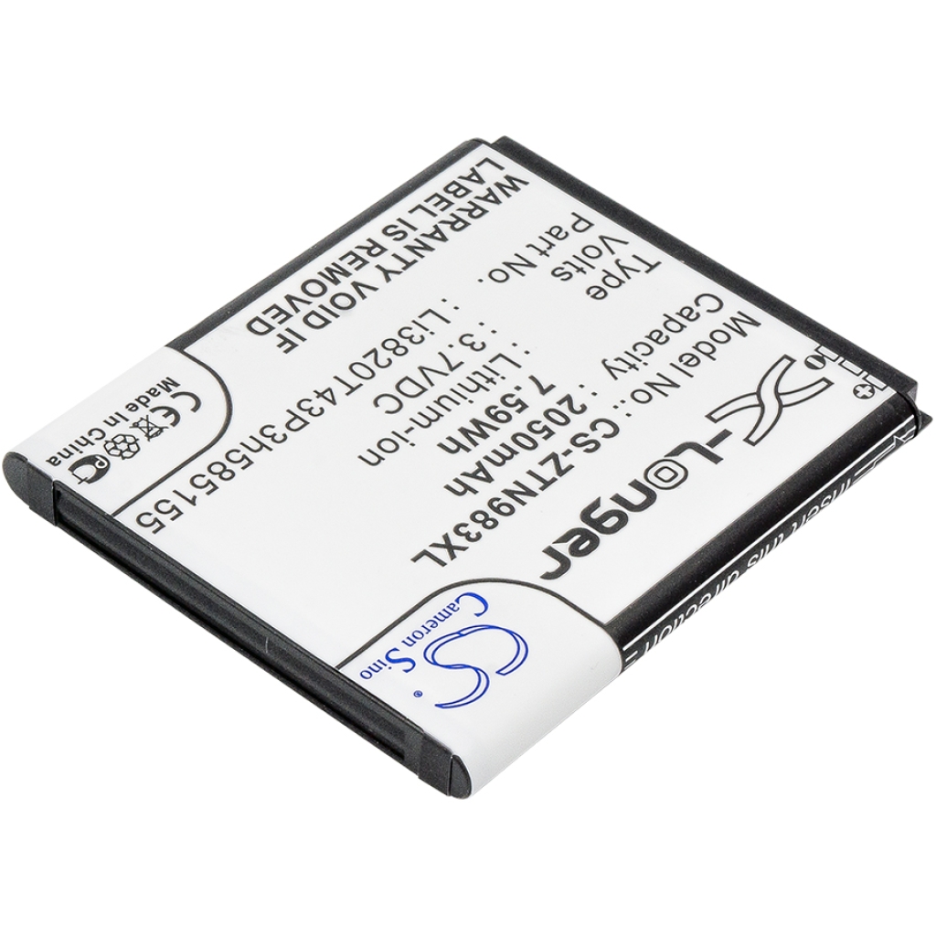 Batteri kompatibel med ZTE CS-ZTN983XL