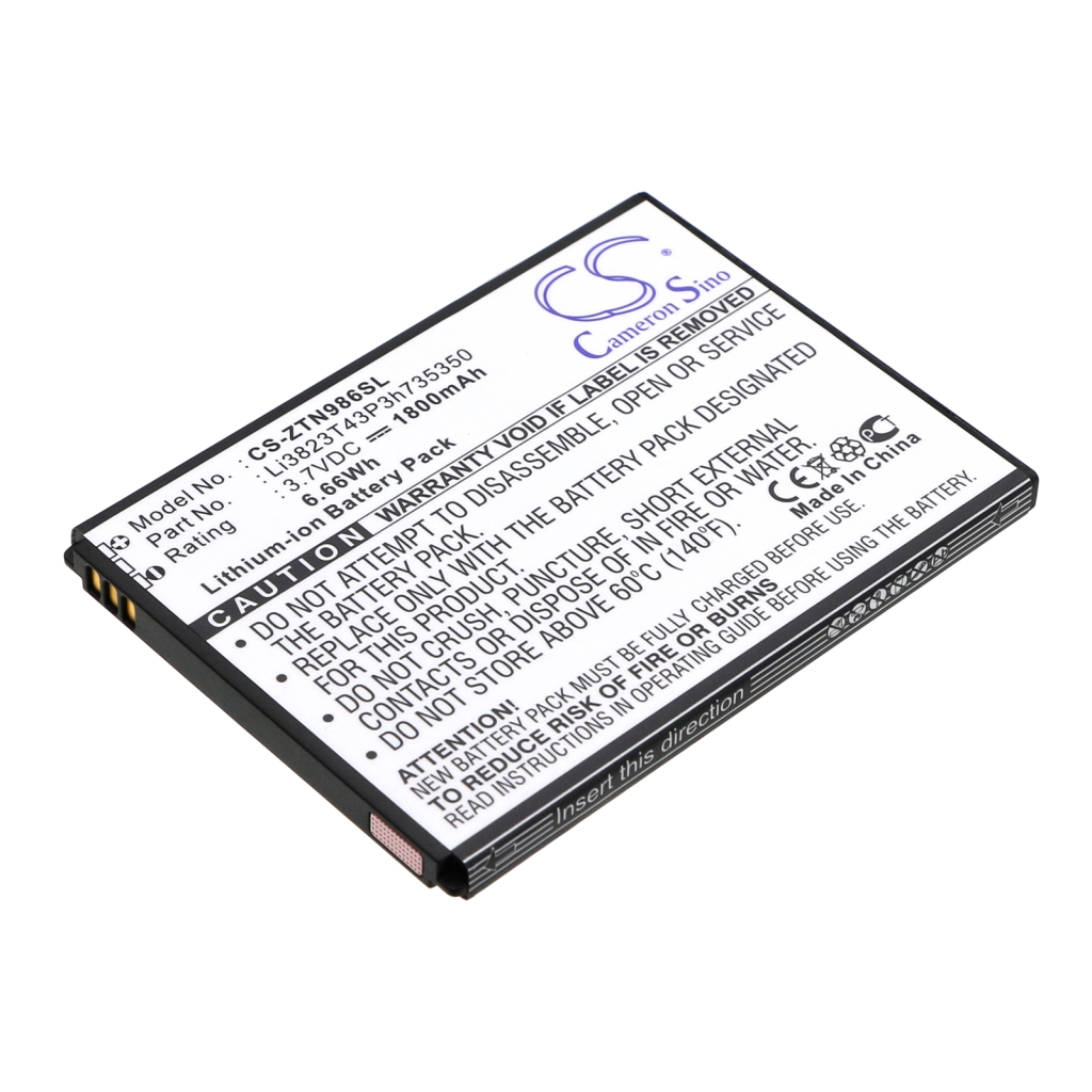 AT&T BoostMobile T-Mobile ZTE Hotspotbatteri ... CS-ZTN986SL