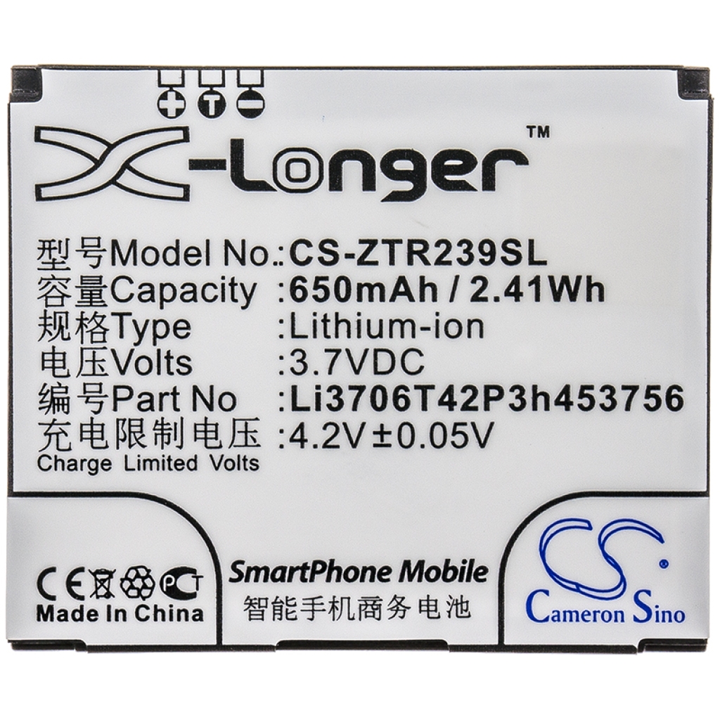 Batteri kompatibel med ZTE CS-ZTR239SL