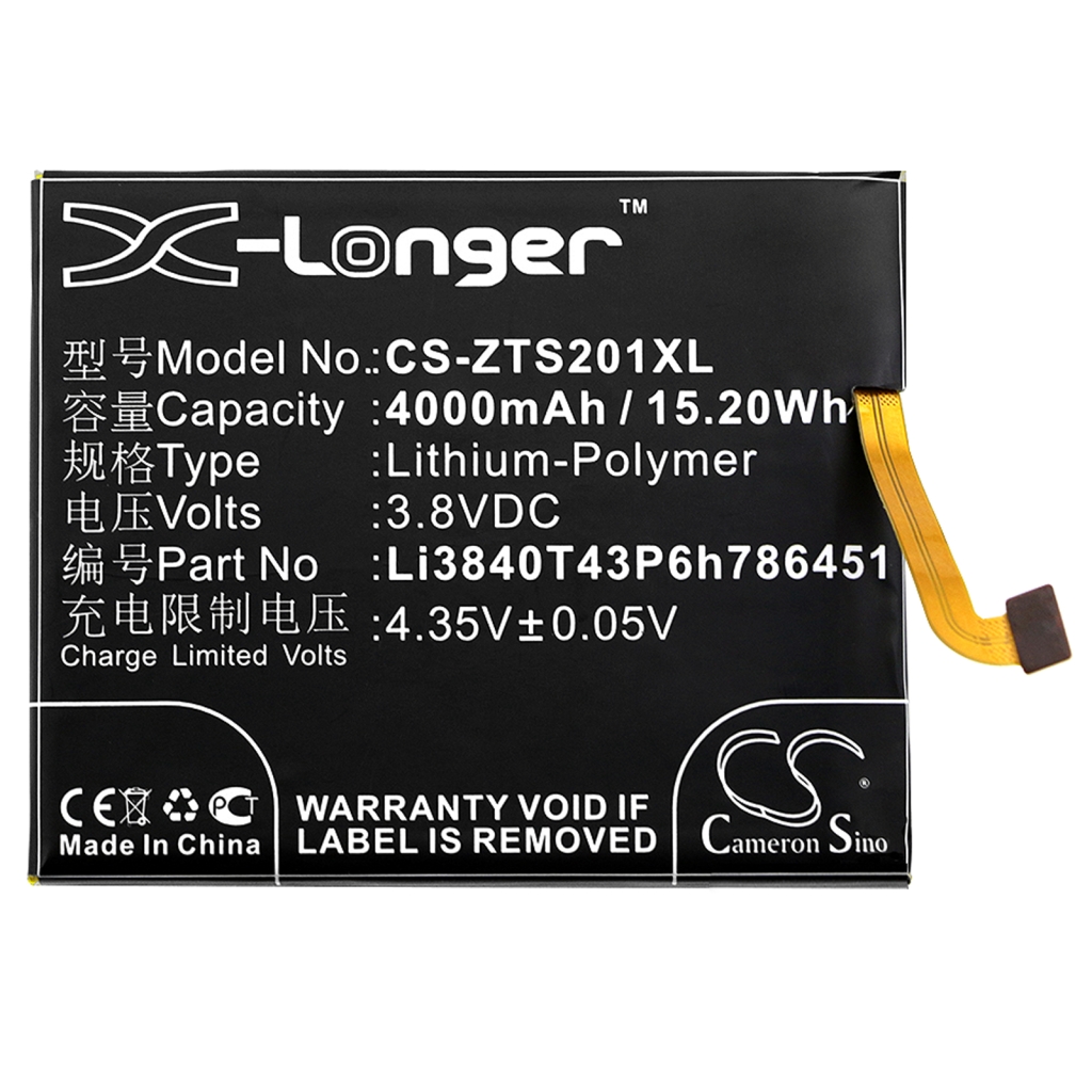 Batteri kompatibel med ZTE CS-ZTS201XL