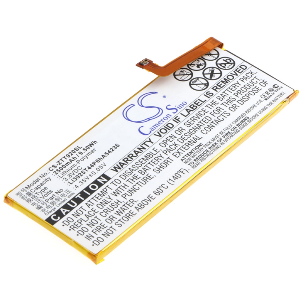 Mobiltelefonbatteri ZTE CS-ZTT920SL