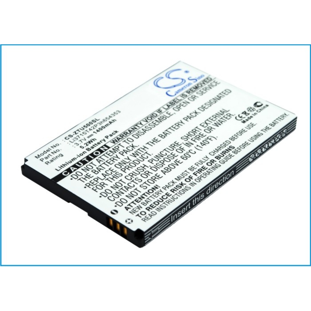 Mobiltelefonbatteri ZTE CS-ZTU500SL