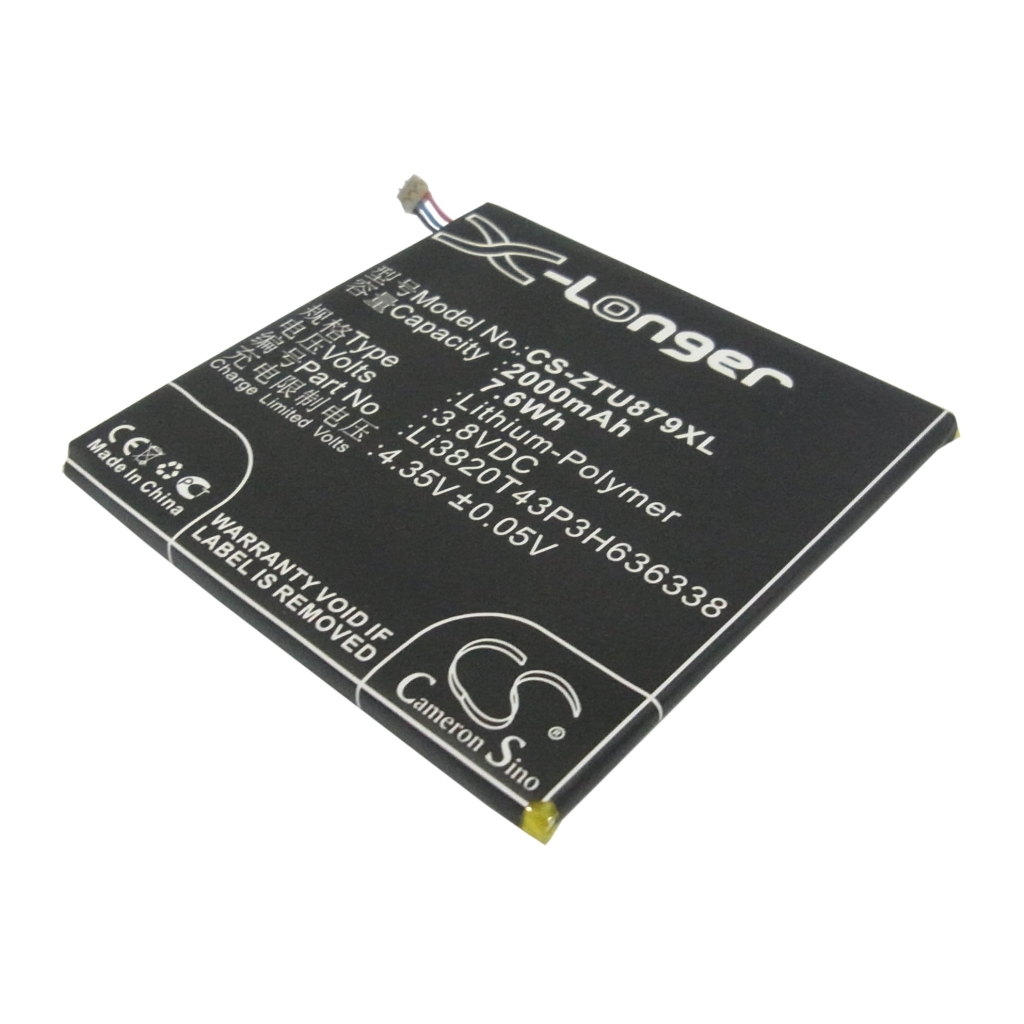 Mobiltelefonbatteri ZTE CS-ZTU879XL