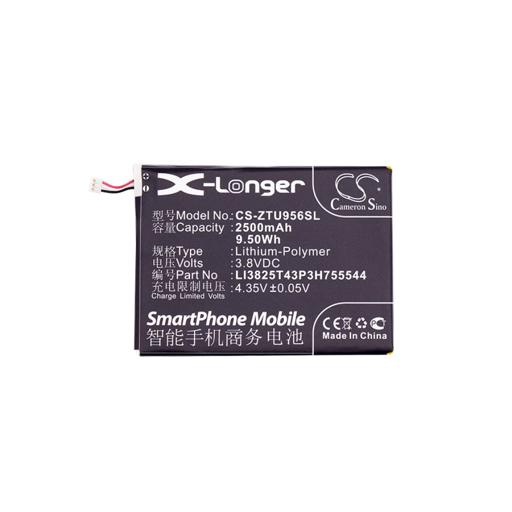 Mobiltelefonbatteri ZTE CS-ZTU956SL