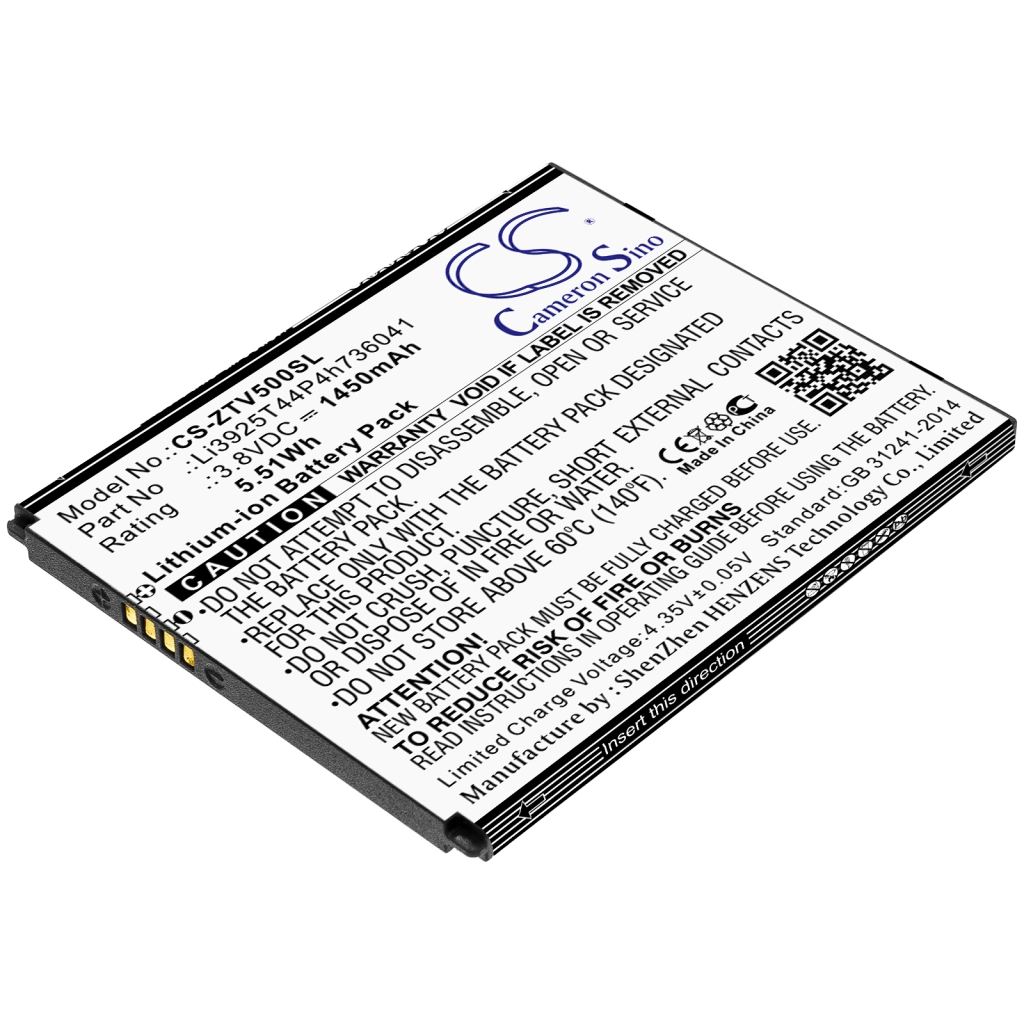 Mobiltelefonbatteri ZTE CS-ZTV500SL