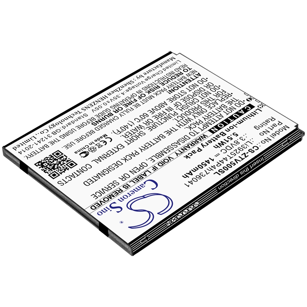 Mobiltelefonbatteri ZTE CS-ZTV500SL