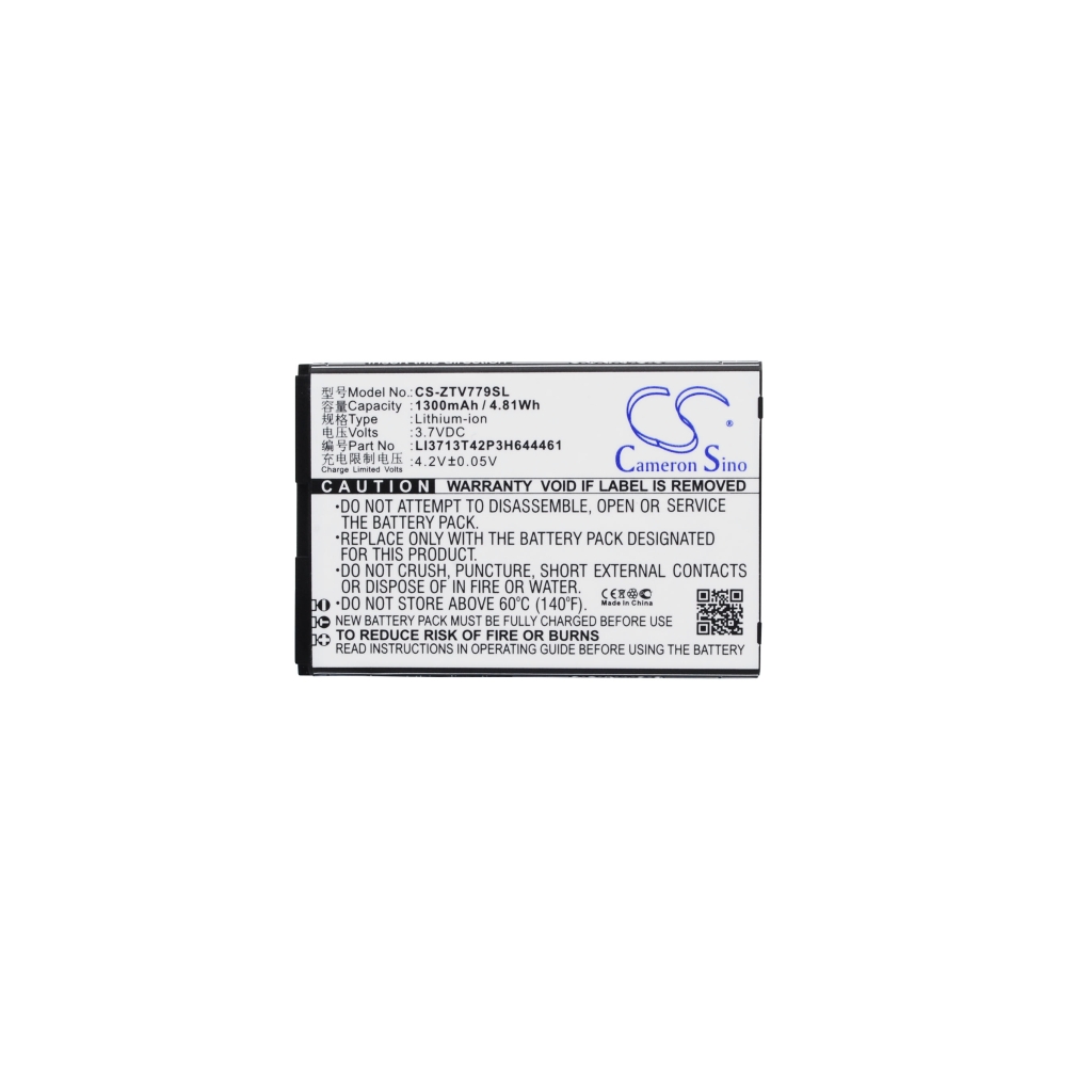 Batteri kompatibel med ZTE CS-ZTV779SL