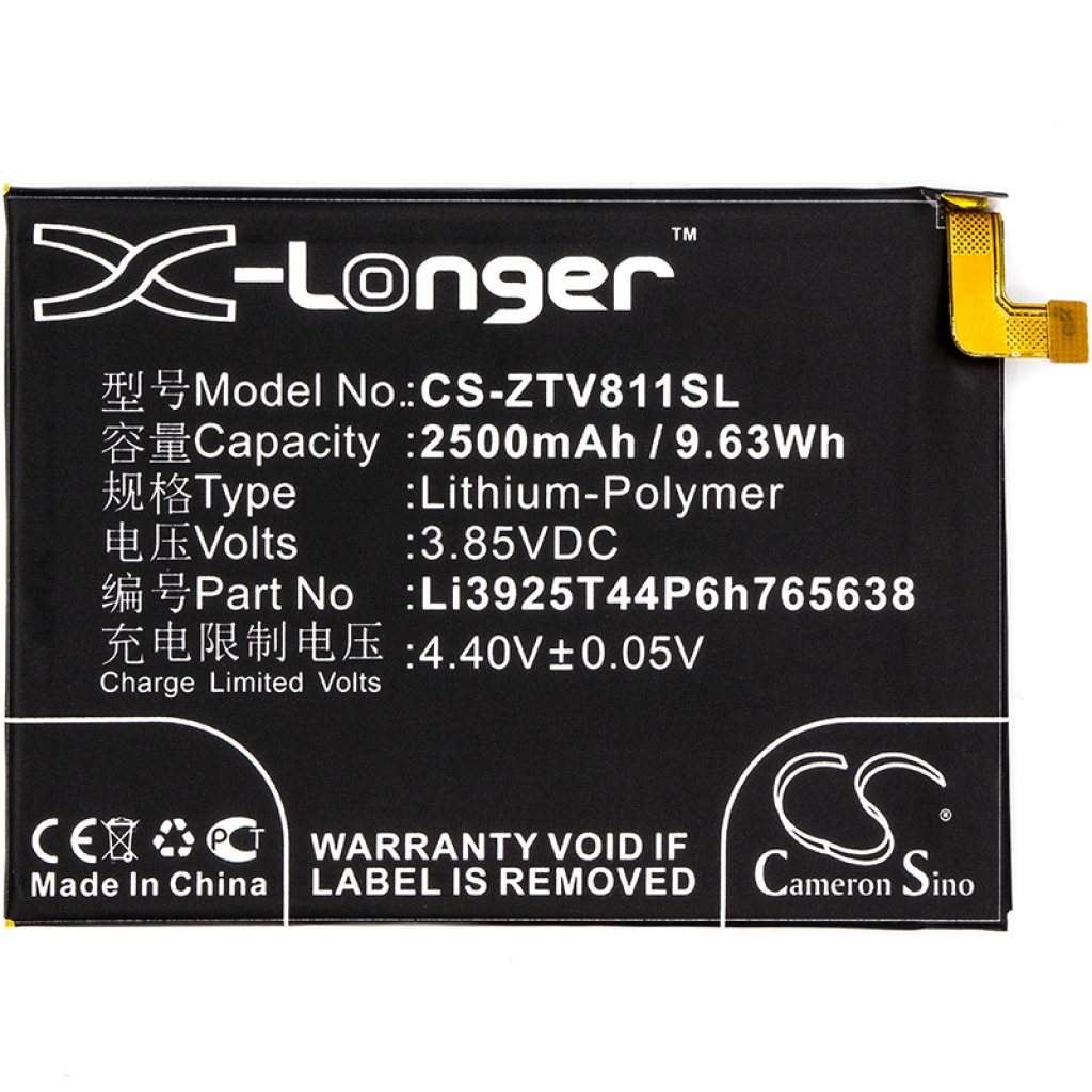 Mobiltelefonbatteri ZTE CS-ZTV811SL