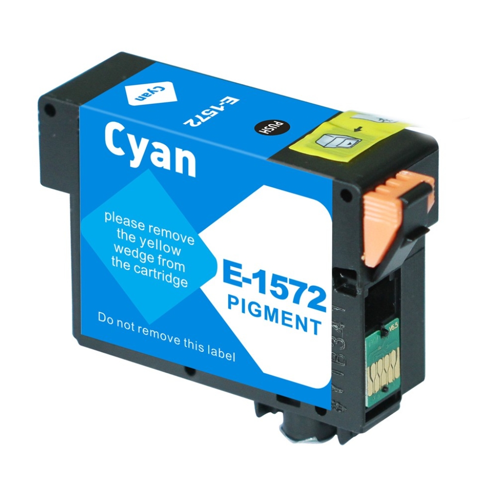 Compatible with Epson T1572 / 29.5ml Ink Cyan (Ink cartridges)