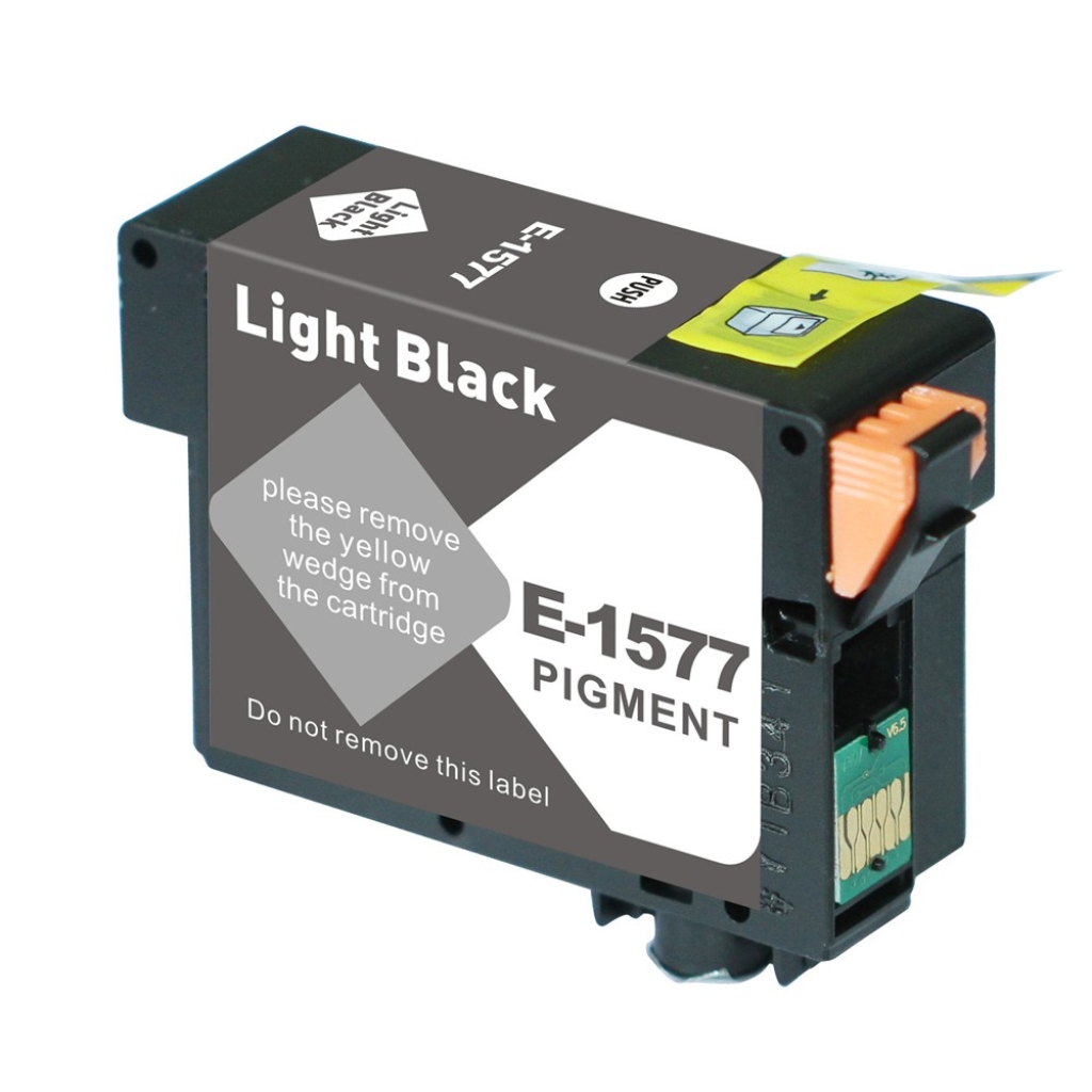 Compatible with Epson T1577 / 29.5ml Ink Light black (Ink cartridges)