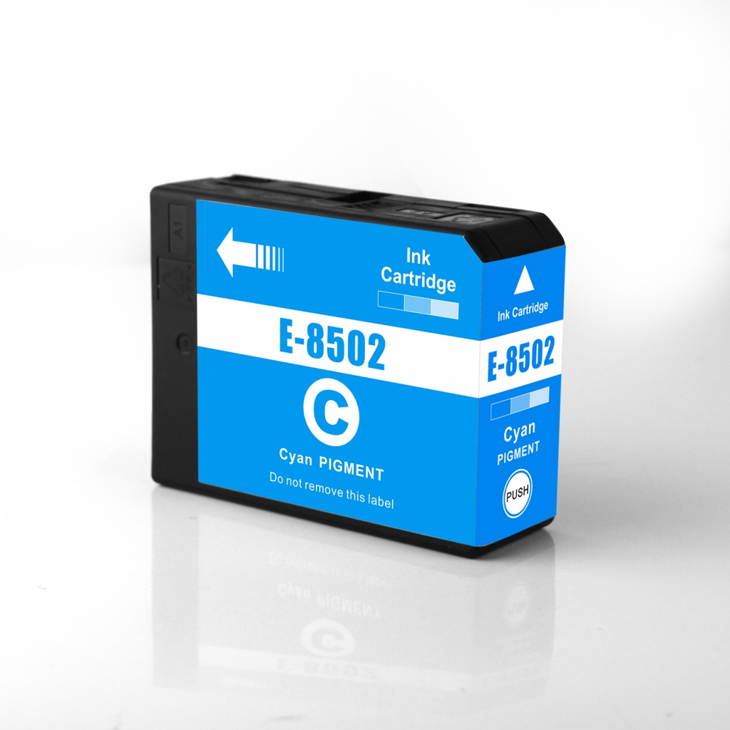 Compatible with Epson T8502 / 87ml Ink Cyan (Ink cartridges)