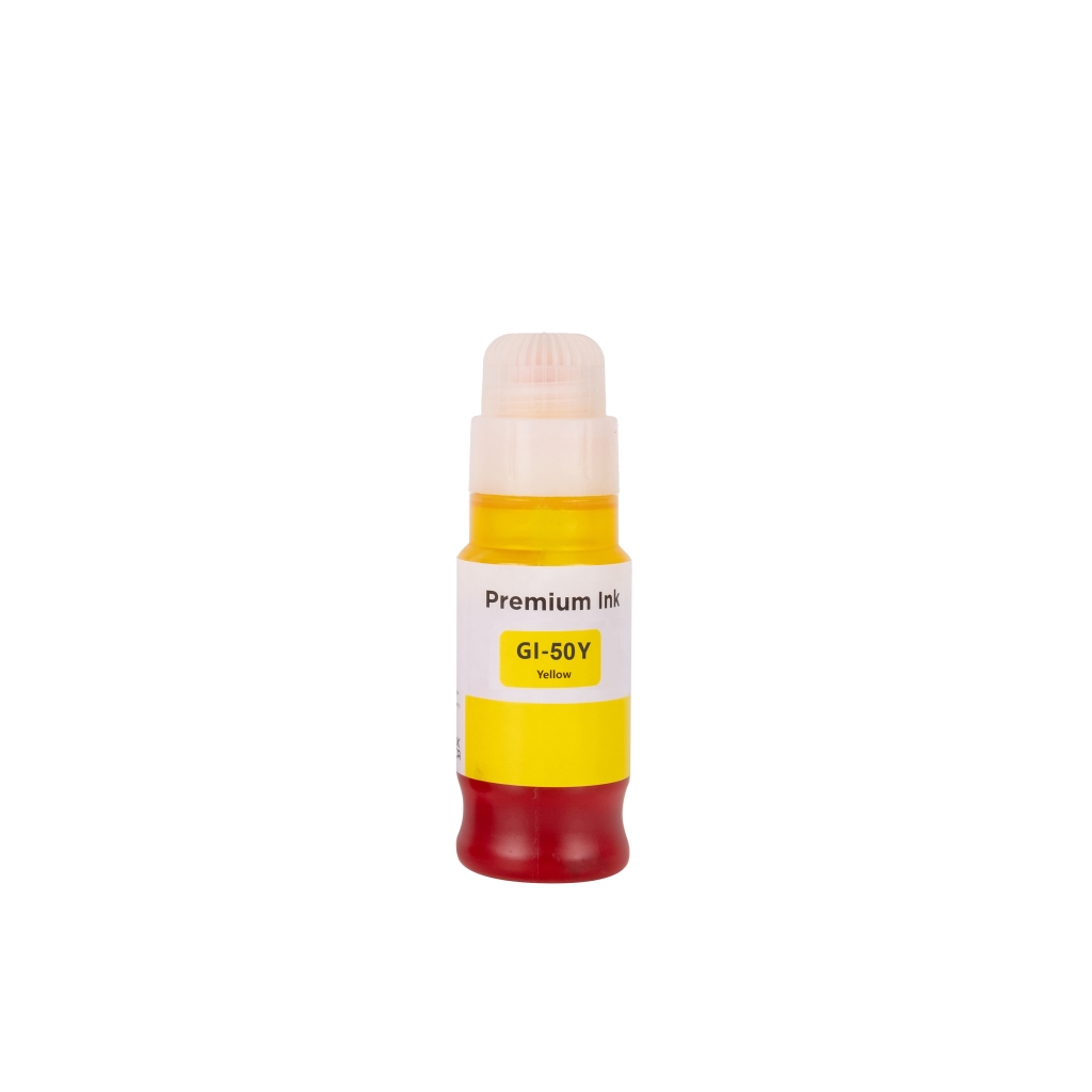Compatible replacement for Compatible with Canon GI-50Y / 70ml Ink Yellow (Printing ink)