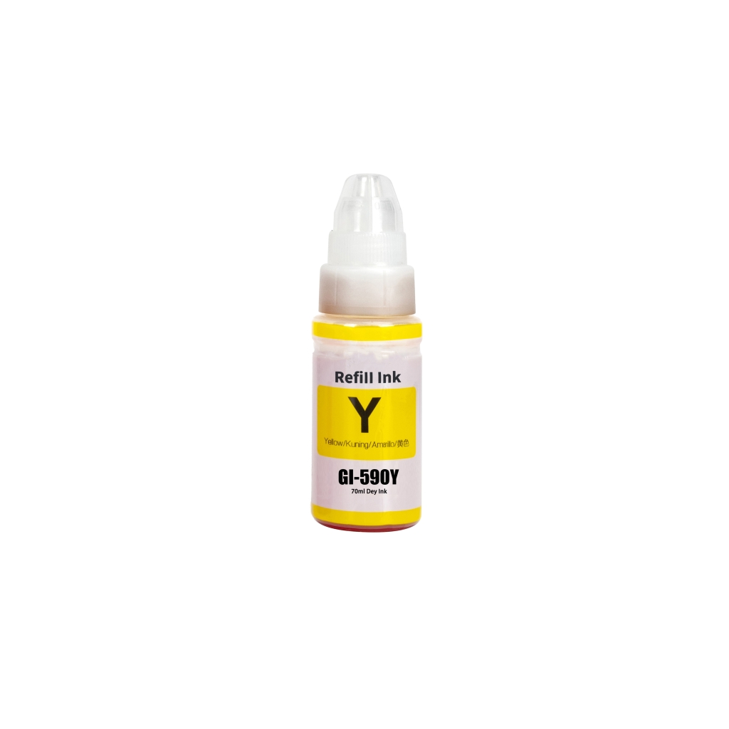 Compatible replacement for Compatible with Canon GI-590 Y / 70ml Ink Yellow (Printing ink)