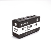 Compatible with HP 711BK / 80ml Ink Black (Ink cartridges)