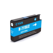 Compatible with HP 711C / 30ml Ink Cyan (Ink cartridges)