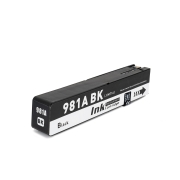 Compatible with HP 981A BK / 160ml Ink Black (Ink cartridges)